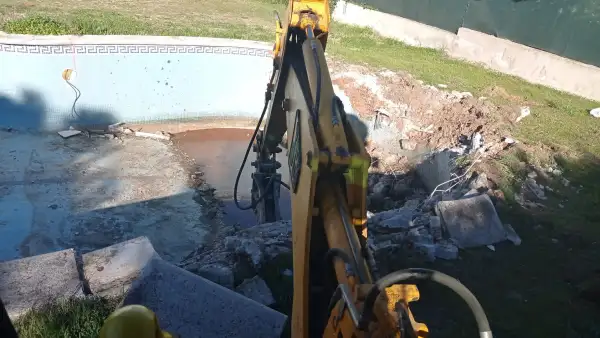 Excavación para piscina en Madrid